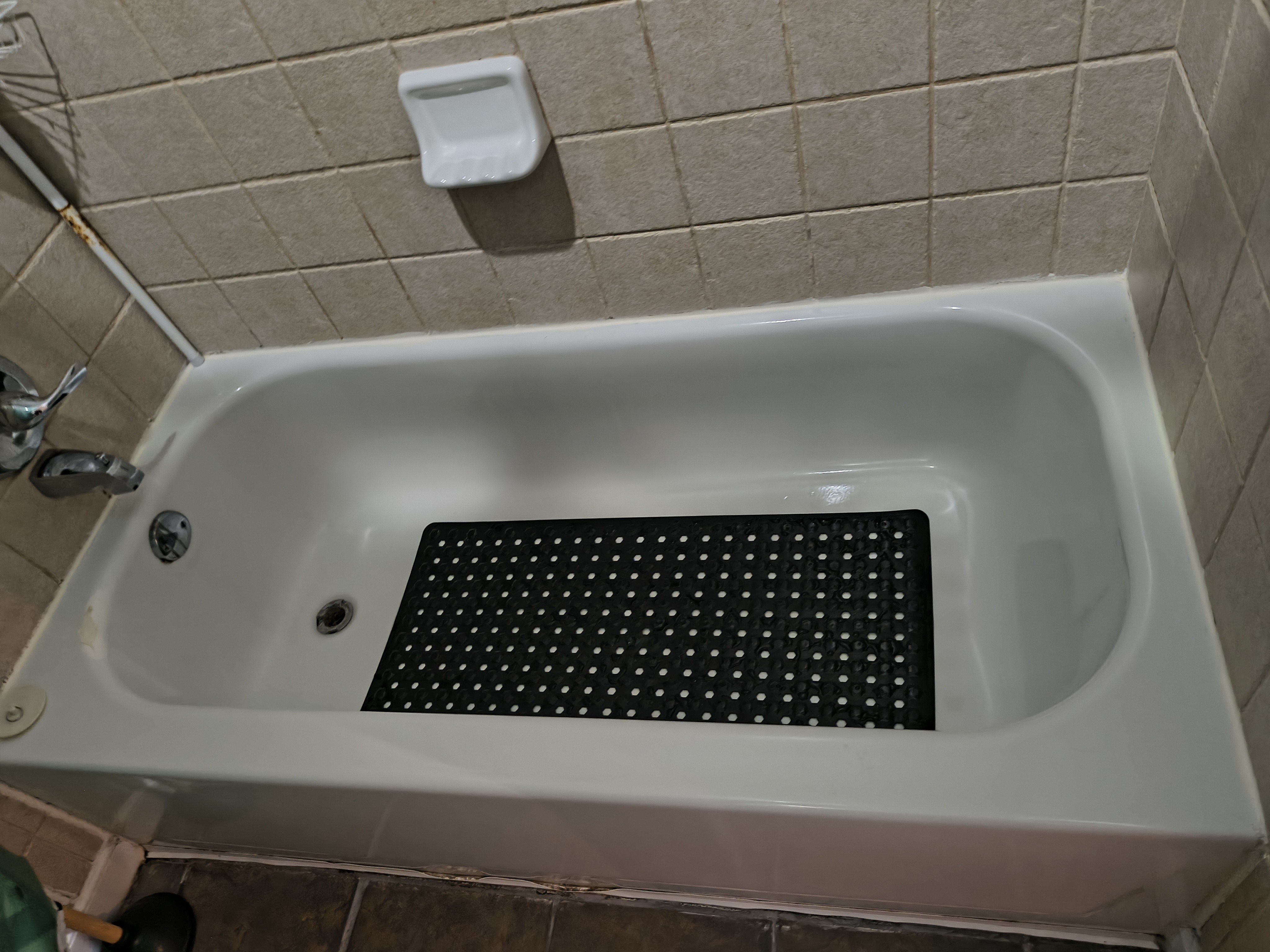 After bathtub cleaning