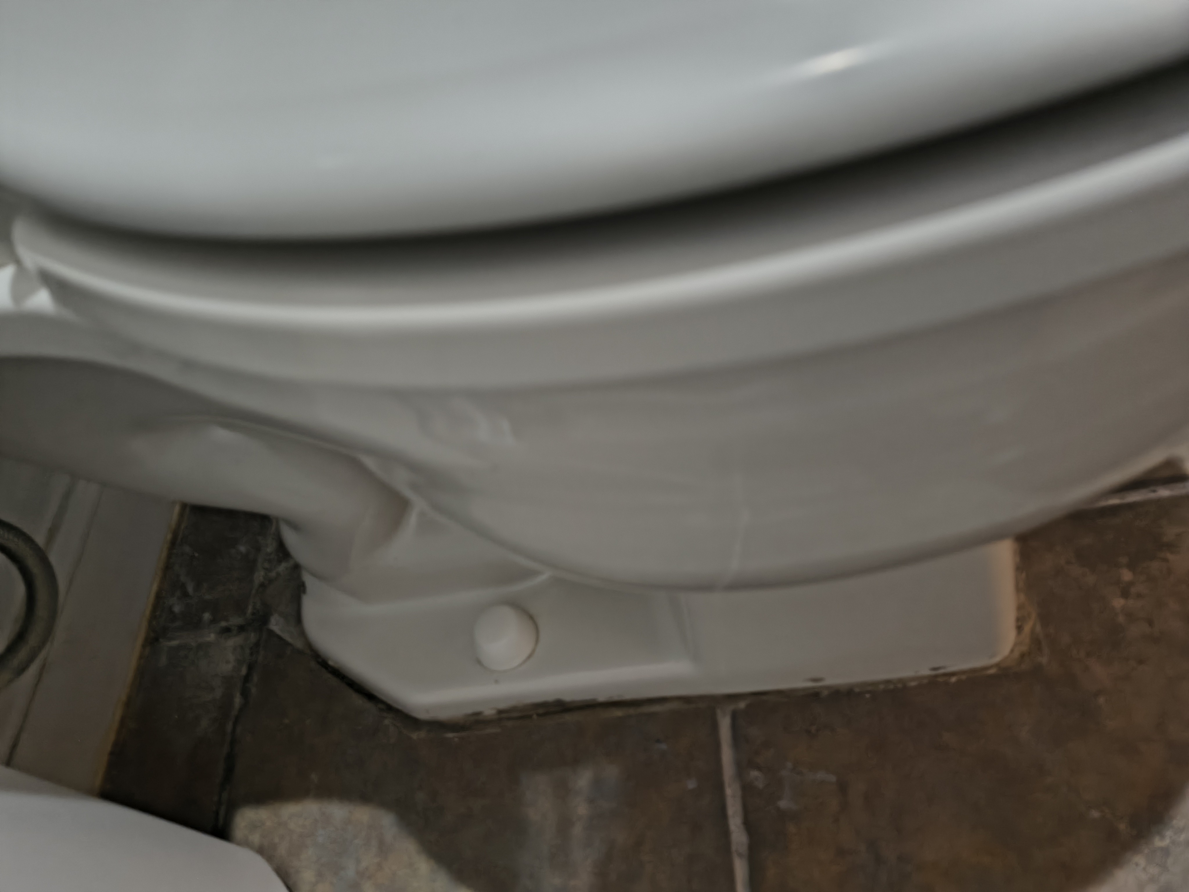 After toilet base cleaning